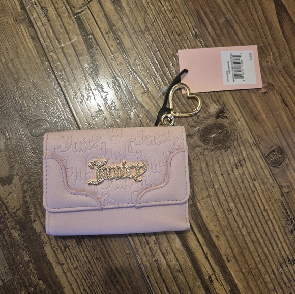 Juicy Couture Accessories - Juicy Couture Pink Rhinestone Billfold NWT